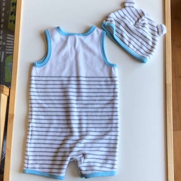 cherokee romper & hat 6-9 months - Picture 2 of 4